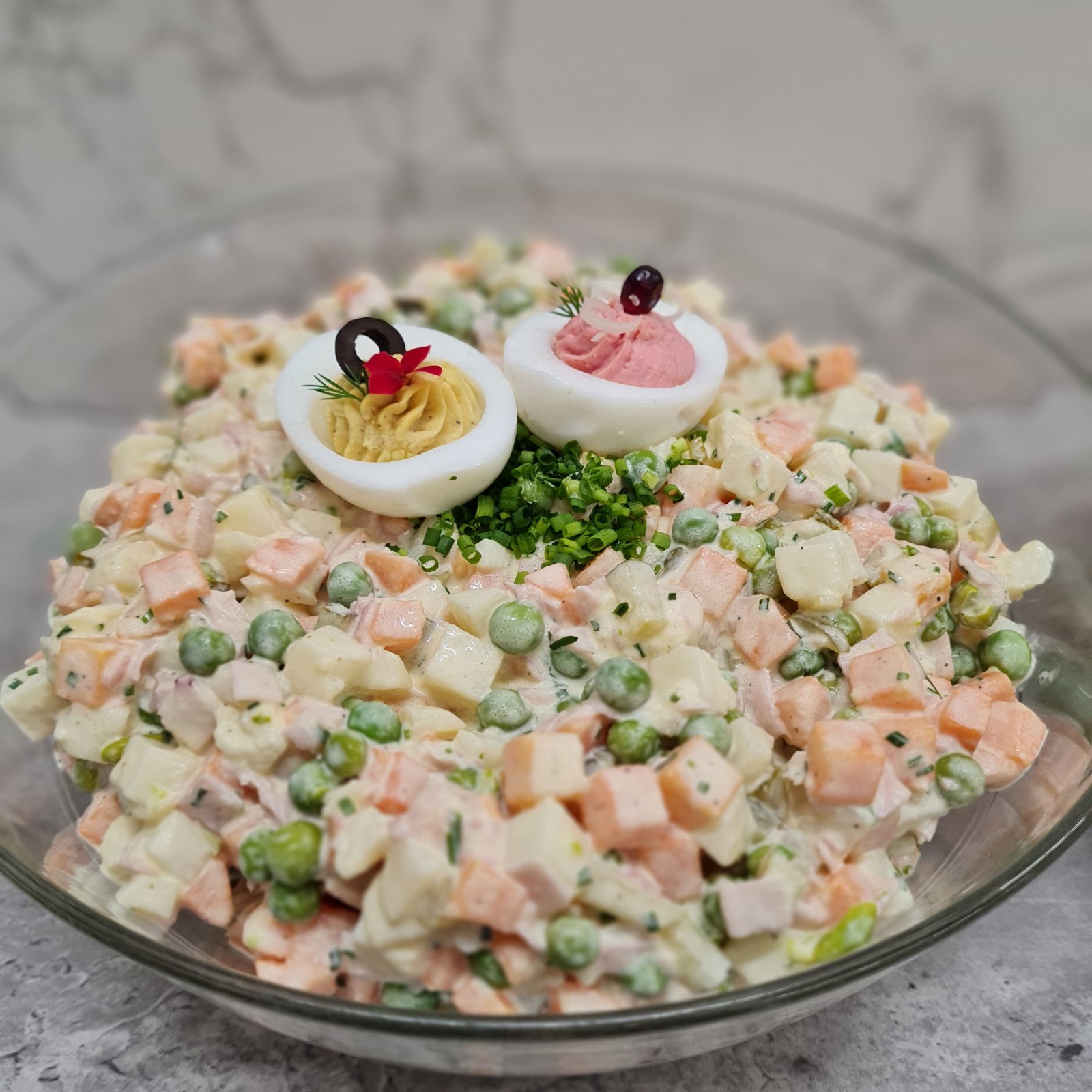 Schüssel Italienischer Salat